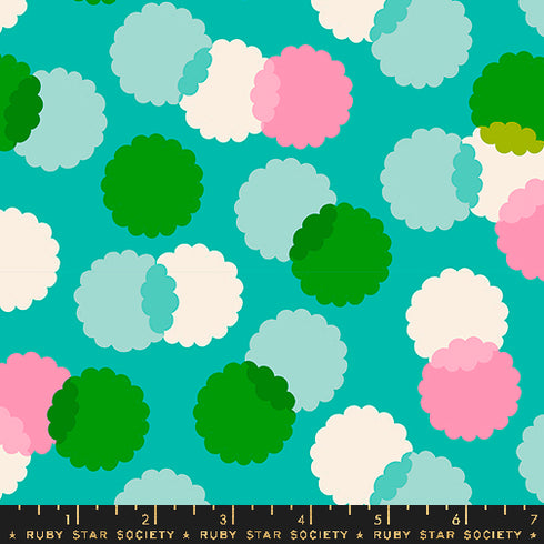 Eye Candy Puffs in Tropic - Ruby Star Society Sold by the Half Yard